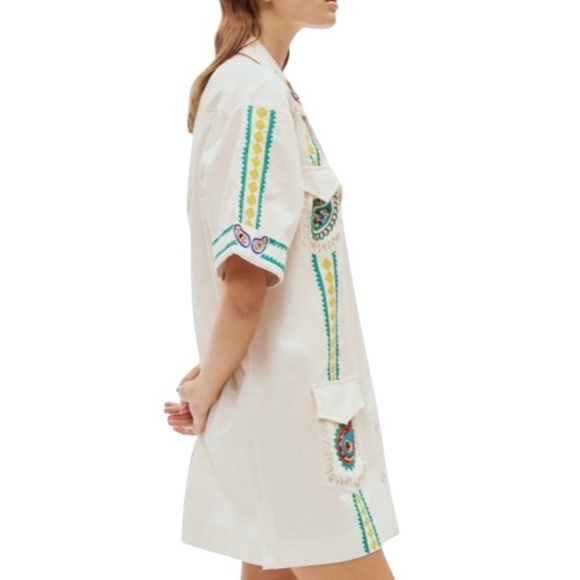 NWT ALEMAIS PEGGY MINI DRESS - SIZE US 2 - Picture 3 of 13